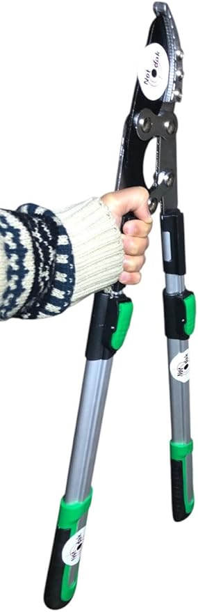 Uzatmalı Dal Budama Makası 5cm Ağız Çelik Bıçaklı Ayarlanabilir Sap Uzayan Kollu Makas