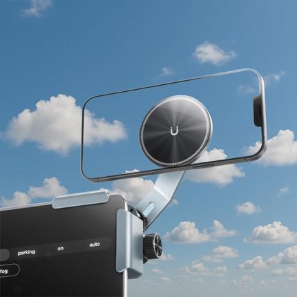 Tesla Araba ile Uyumlu ve Multimedia Ekranlı Arabalar ile Uyumlu Mag Screen Için Universal Araç Için Akıllı Telefon Tutucusu | SU7Y