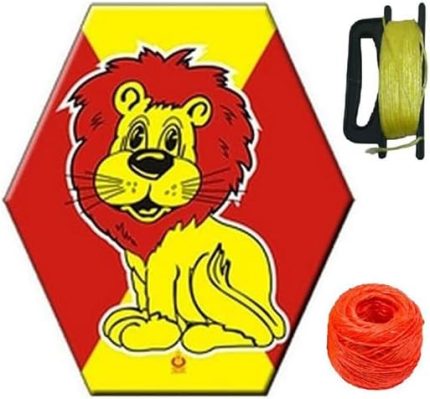 Çıtalı Aslan Modeli Yedek İpli 1 Adet Artlantis Çıtalı Uçurtma 1 Adet