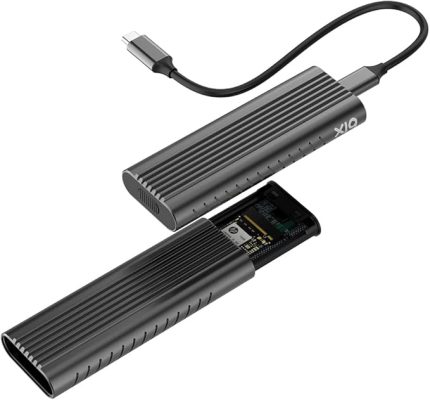 BX05HD Aluminyum Kasa Type-C 3.1 Gen2 to PCIe NVMe M.2 SSD Disk Kutusu 2230 /2242 / 2260 / 2280 SSD'ler ile Uyumlu