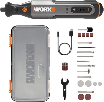 WX106 8 Volt Kalem Tipi Devir Ayarlı Profesyonel Gravür Makinesi, 21 Parça Aksesuar