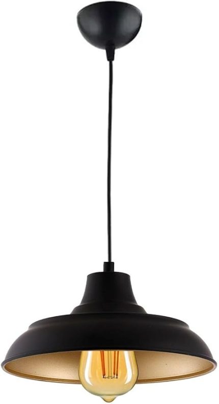 Avize Sinyor Modern Metal Sıvama Tekli Sarkıt Cafe - Mutfak Avize