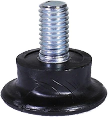 Nobel Bingo Rotil Ayak M8 Civatalı 25 mm Siyah Profil Ayağı 2.5 cm (10 ADET)