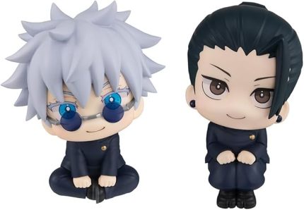Gojo Satoru ve Geto Suguru Figür, 10 cm Q Ver Anime Heykel Modeli, Mini Makarna Tıpası, El Yapımı Koleksiyon Parçası, Masaüstü Dekorasyonu
