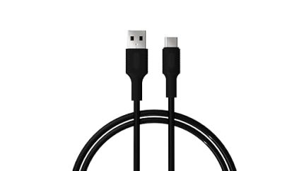 USB A-C Hızlı Şarj Kablosu, Siyah (100 CM)