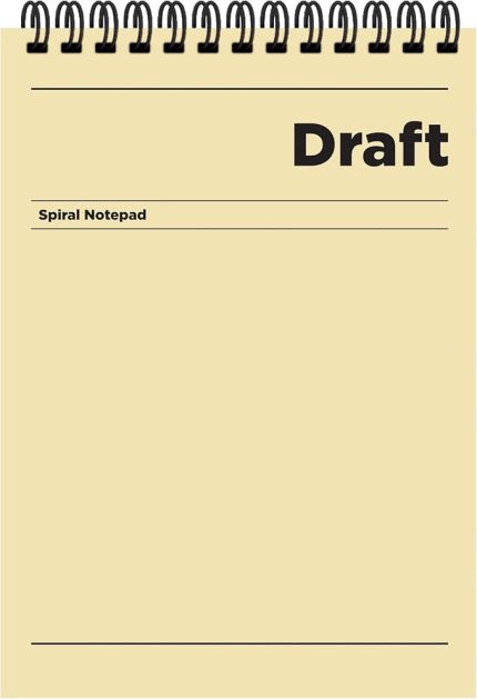Color A4 Kareli Bloknot Draft - Sarı