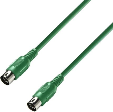 Hall Cables 3 STAR MIDI 0075 GRN orta boy kablo 5 kutuplu | 0,75 m