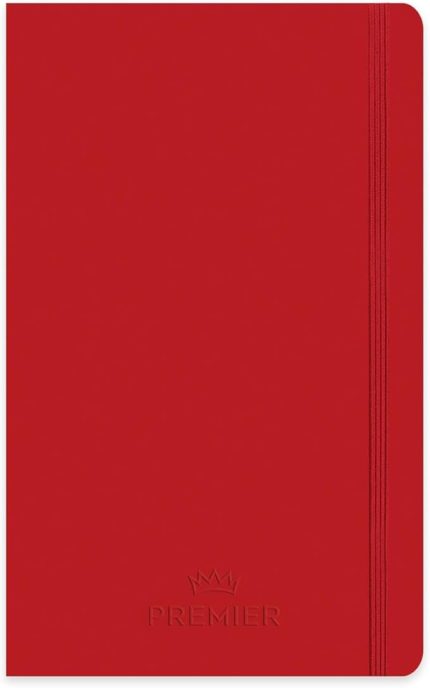 Color 13x21 96 Yaprak Düz Ciltli Premier Defter - Kırmızı