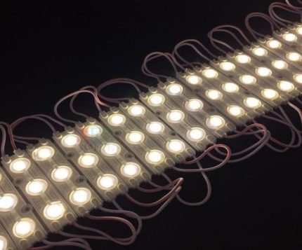 Adet 3'lü Modül Led 3M Yapışkanlı Günışığı Renk
