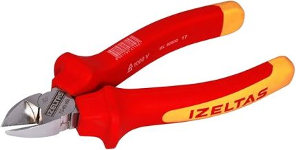 Yan Keski Elektrikçi Izoleli, 1000 V, Kırmızı/Siyah, 160 Mm