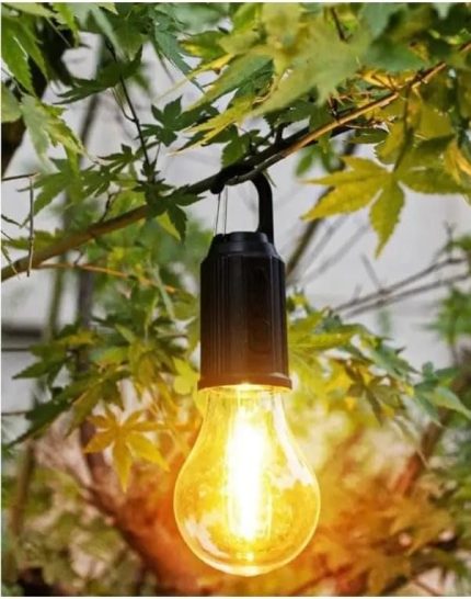 Şarjlı Aydınlatma Ampul Tasarımlı Ambians Işık Kapmta Balık Tutma veya Bahçe Toplantıları için Şarjlı Dekoratif Acil Durum Işıldak OR-T01 (1)