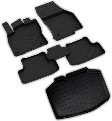 autoaccessories Seat Ibiza ile Uyumlu 4D Paspas ve 3D Bagaj Havuzu 2017 2021