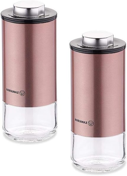 Stora Plus Rosegold Tuzluk Biberlik Seti
