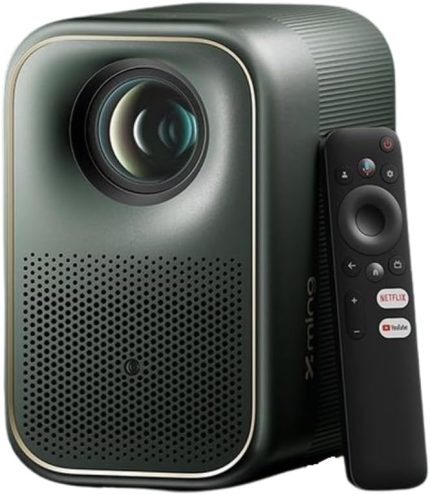 Xming Page One Projeksiyon Cihazı, Google TV, 500 CVIA Lümen, Dolby Vision & Audio, HDMI 2.1, USB 3.0, Boston Acoustics Hoparlör, Oto-Odaklama, Oto-Keystone