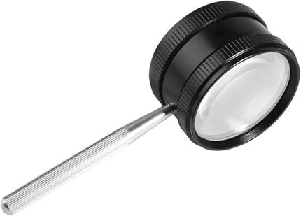 Elde taşınan 35X Büyüteç Metal Sap, Yaşlı Çocuklar için Kuyumcu El Sanatları Hobiler Antik Takı Biçme Büyüteç (50 mm M/1.94 inç) UC28 Siyah