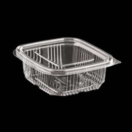 Saklama Kabı 250 gr 50 Adet Plastik Kapaklı Kase Sızdırmaz Kap Şeffaf Kullan At Kase