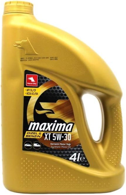 XT 5W/30 4 Lt Tam Sentetik Motor Yağı
