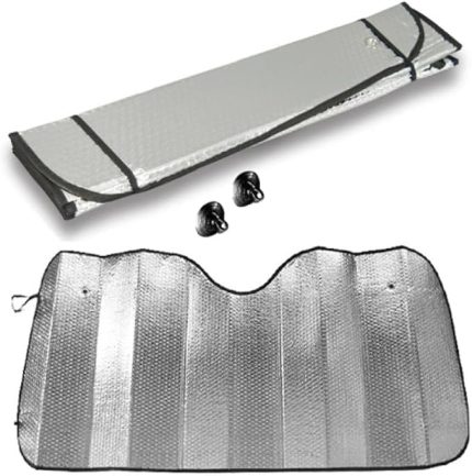 Ön Cam Güneşliği Oto Metalize Alüminyum Katlanabilir Güneşten Koruyucu Perde Güneşlik 140x70c