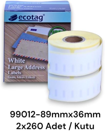 LabelWriter Etiket Muadili 89 mm x 36 mm - 520 Ad