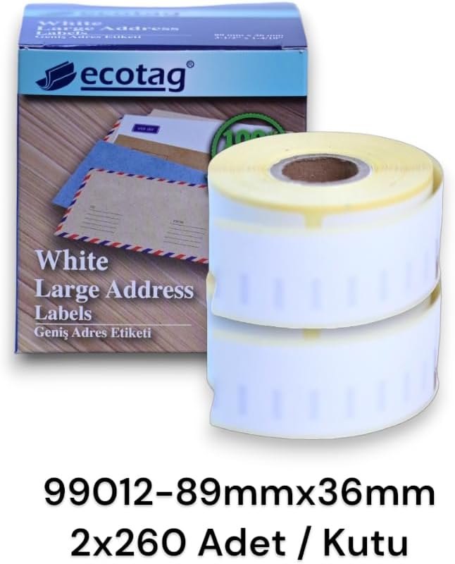 LabelWriter Etiket Muadili 89 mm x 36 mm - 520 Ad