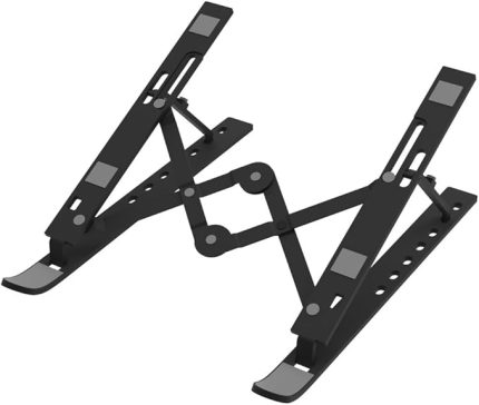 SL-AL10 Siyah Alüminyum Katlanabilir Laptop Stand