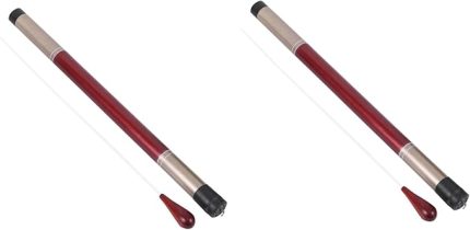 2 x 38 cm Taşınabilir Ritim Grubu Direktörü Profesyonel Gülağacı Orkestra Şefi Çubuğu