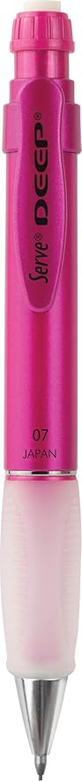 Deep Mekanik Kursun Kalem 07mm Metalik Pembe