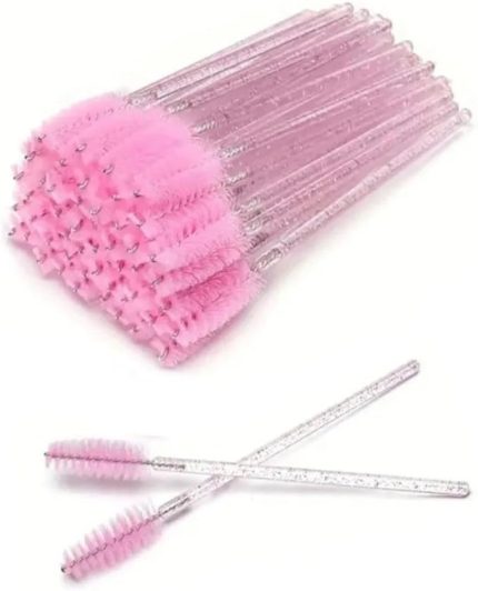 Professional Cosmetics Kirpik Tarama Fırçası - Kirpik Bakımı Için Ideal Seçim!-50li Tek Kullanımlık Pembe