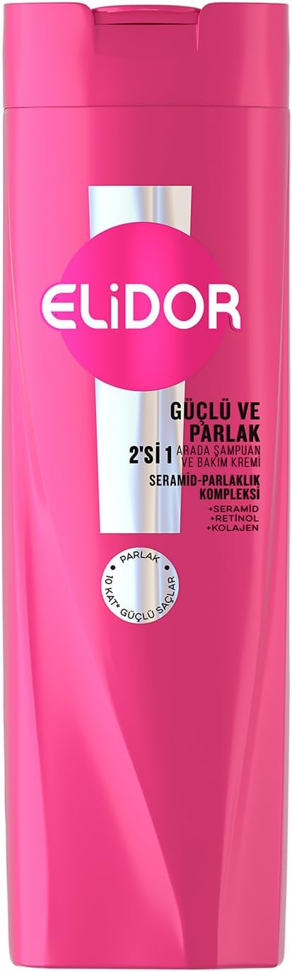 Şampuan ve Saç Bakım Kremi Güçlü ve Parlak 400 ml