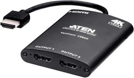 VS82H 2 Port True 4K HDMI Splitter