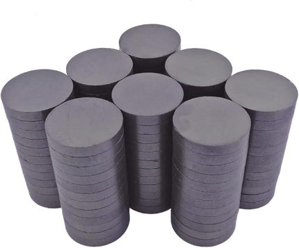 Siyah Ferrit Mıknatıs Kömür Mıknatıs Magnet d15x3 mm 200 adet Güçlü