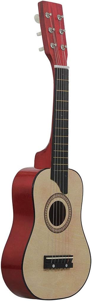 25 Inç Basswood Akustik Gitar 6 Strings Küçük Mini Gitar ile Gitar Seçim Dizeleri Çocuk Çocuklar için Hediye Acemi