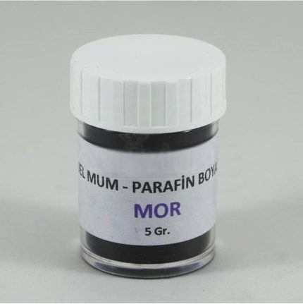 VİTRİNİ Mor Renk Jel Mum Ve Parafin Toz Boyası 5 Gr