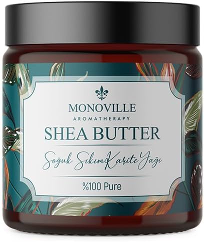 Shea Butter (Karite) Yağı 100 ml Soğuk Sıkım%100 Saf ve Doğal Güneş Sonrası Nemlendirici Yağ (Shea Butter)