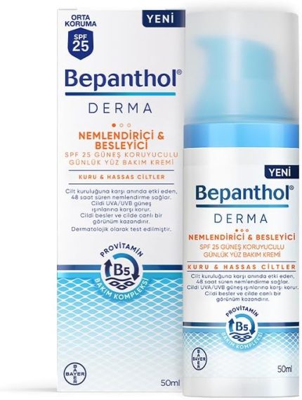 Derma Neml& Besl. Spf25 Günlük Yüz Bakim Kremi̇ 50 Ml