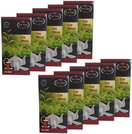 İlaç Tea Time Çay Filtresi Büyük Boy (260 Adet Filtre-Poşet)