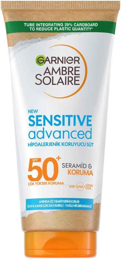 Ambre Solaire Sensitive Advanced Hipoalerjenik Güneş Koruyucu Süt SPF50+ 175ML
