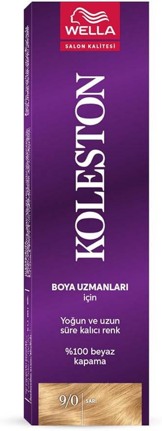 Single Tüp Saç Boyası 9/0 Sarı