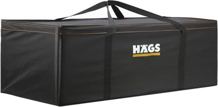 Bahçe Mobilya Yastığı, Minderi Saklama Çantası Büyük Boy Hurç, Yatak, Yorgan, Yastık Organizer, Düzenleyici, Depolama Hurcu, Çantası, Extra Büyük Battal Boy - 725 Lt Siyah