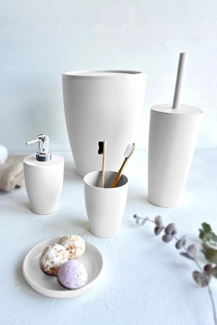 Pure Banyo Seti 5Li-Beyaz