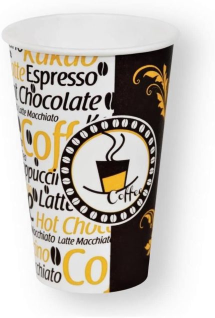 Cup - [ AYGÜN CUP ] 12 oz Karton Bardak - 300 ml - 160 Adet Kaliteli Otomat Bardağı, Sızdırmaz, El Yakmaz - BEYAZ (Latte, Cappuchino))