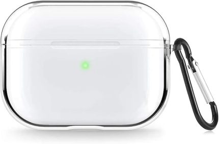 AirPods Pro için Kılıf Transparent Clear Soft Şeffaf [AirPods Pro ile Uyumlu Kılıf - Şeffaf]