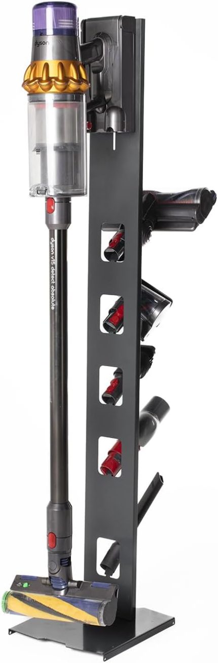 Dyson Uyumlu Dikey Süpürge Standı 3 Farklı Renk V15 - V12 - V11 - V10 - V8 Modellere Uyumlu (Antrasit)