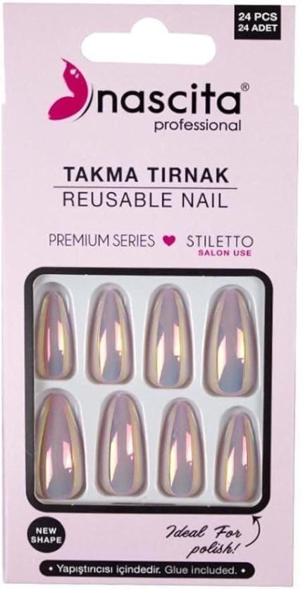 24lü Takma Tırnak Hologram - 198