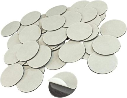 Buzdolabı Magneti Için Yapşkanlı Magnet Mıknatıs 2,5cm Genişlik - 1,7 mm Kalınlık - 100 Adet