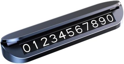 Premıum Kapaklı Gizlenebilir Araç Park Telefon Numaratörü Geçici Park Telefon Numaratörü
