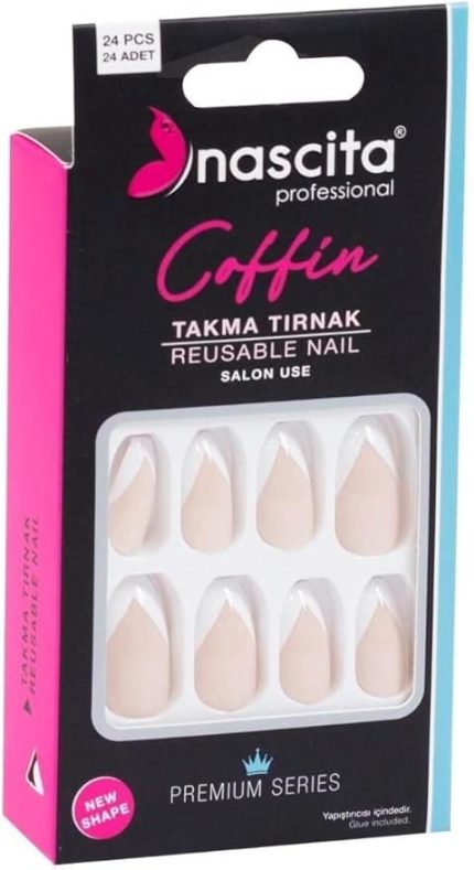 24'lü Coffin Renkli Takma Tırnak - 144