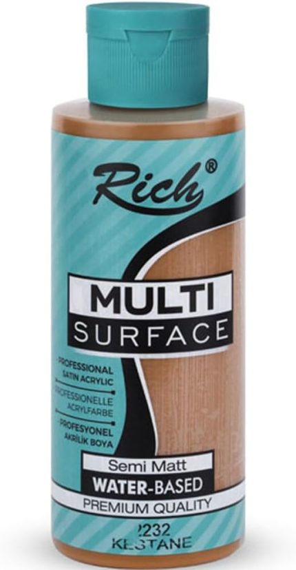 Multi Surface Akrilik Boya 130 cc - Kestane