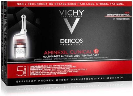 Dercos Aminexil Clinical-5 (Erkek) 21X6Ml