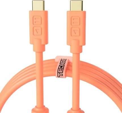 TechTools Chroma Cables USB-C to C - 2mt | Neon Orange